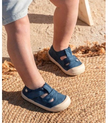 Sandalia De Lona Igor Berri BRF Azul Marino