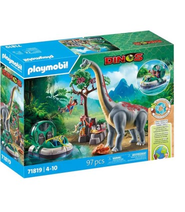 Braquiosaurio Con Aerodeslizador Playmobil 71819