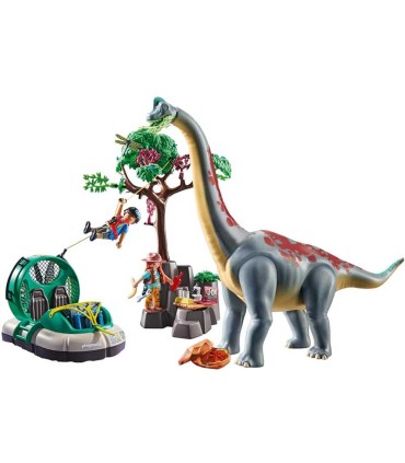 Braquiosaurio Con Aerodeslizador Playmobil 71819