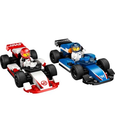 Coches De F1 Williams Racing y Haas F1 Lego 60464