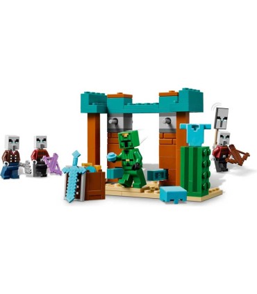 La Patrulla Del Desierto De Los Maldeanos Lego Minecraft 21267