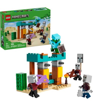 La Patrulla Del Desierto De Los Maldeanos Lego Minecraft 21267