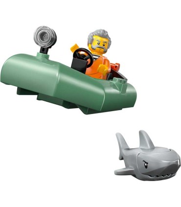 Persecución En Barco De Policía Lego City 60456