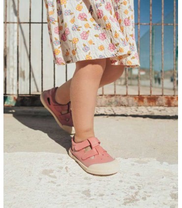 Sandalia Piel Igor Rosa