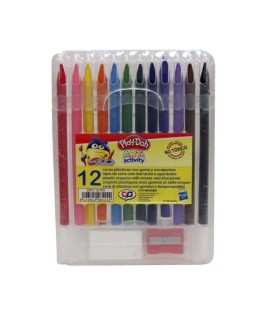 Ceras Plásticas Borrables Play-Doh 12 Unidades