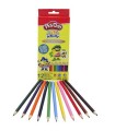 Play-Doh 12 lápices de Colores en Caja