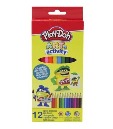 24 Lápices de Colores en Tubo Play-Doh