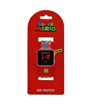 Reloj LED Super Mario