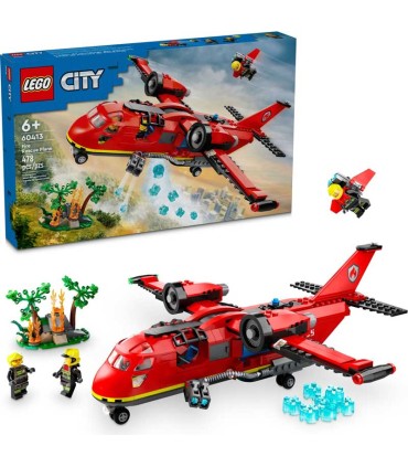 Avión De Rescate De Bomberos Lego City 60413