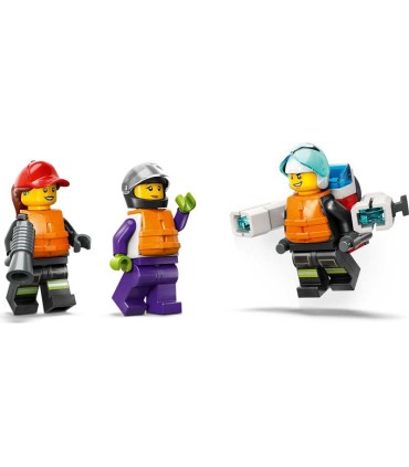 Lancha De Rescate De Bomberos Lego City 60373