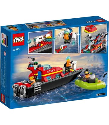 Lancha De Rescate De Bomberos Lego City 60373