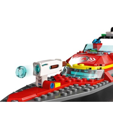 Lancha De Rescate De Bomberos Lego City 60373