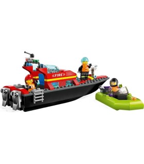 Lancha De Rescate De Bomberos Lego City 60373