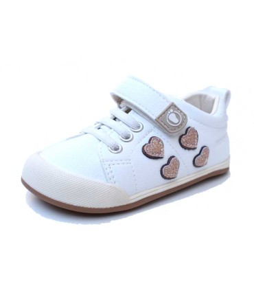 Deportivas Casual Tecnobaby Corazones Brillantes