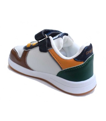 Deportiva Conguitos Goflex Blanco y Azul con Luces