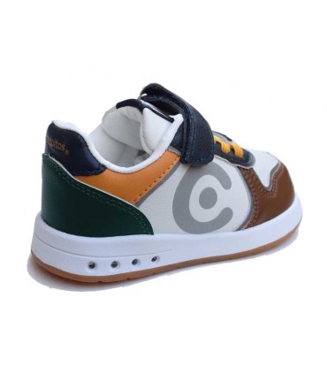 Deportiva Conguitos Goflex Blanco y Azul con Luces