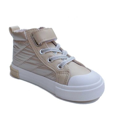 Botín Alto Osito Goflex Dorado