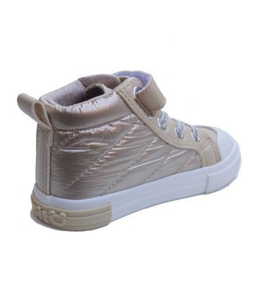 Botín Alto Osito Goflex Dorado