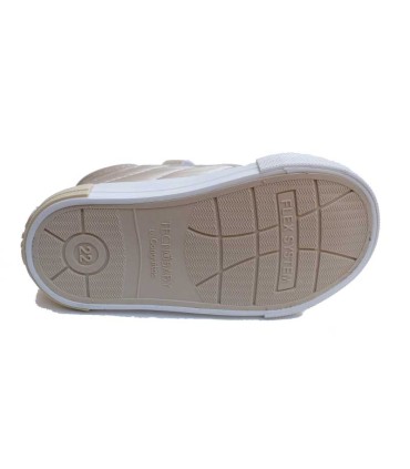 Botín Alto Osito Goflex Dorado