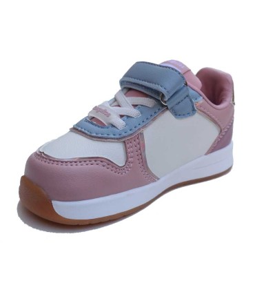 Deportiva Conguitos Goflex Blanco y Rosa con Luces