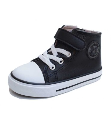 Botín Alto Osito Goflex Negra