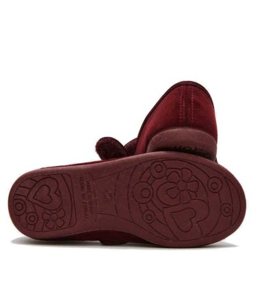 Merceditas Batilas Botón Burdeos