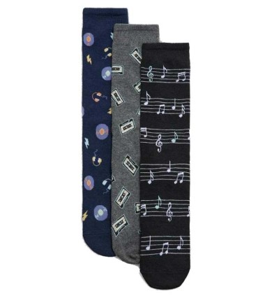 Calcetines Hombre Ysabel Mora Pack 3 Unidades