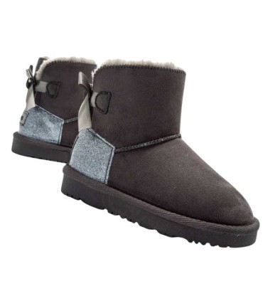 Botas Australianas Infantil Gris Mustang