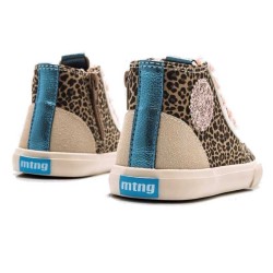 Botas Niña Mustang Free Animal Print - Rosa