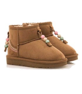 Bota Niña Sky Mustang Cuero