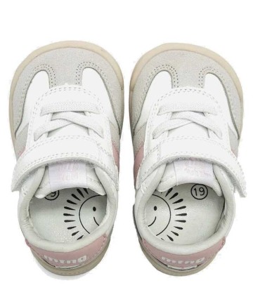 Deportiva Mustang Free Baby Blanco / Rosa