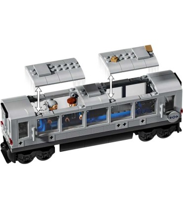 Spider-Man Vs Doc Ock: Escena Del Tren Subterráneo Lego 76321