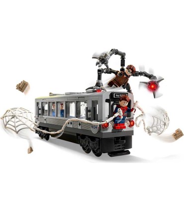 Spider-Man Vs Doc Ock: Escena Del Tren Subterráneo Lego 76321