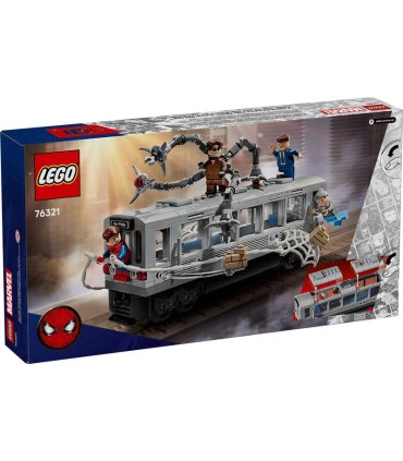 Spider-Man Vs Doc Ock: Escena Del Tren Subterráneo Lego 76321