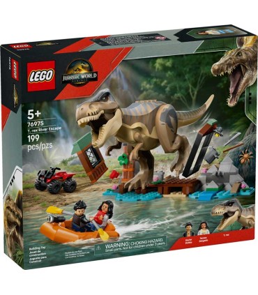 Huida Por El Río Y T-Rex A La Caza Lego 76975