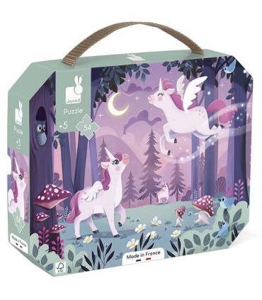 Puzle de Unicornios Janod 54 Piezas
