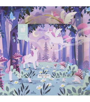 Puzle de Unicornios Janod 54 Piezas