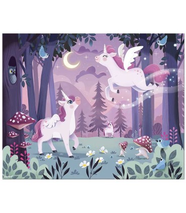 Puzle de Unicornios Janod 54 Piezas