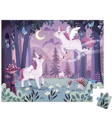 Puzle de Unicornios Janod 54 Piezas