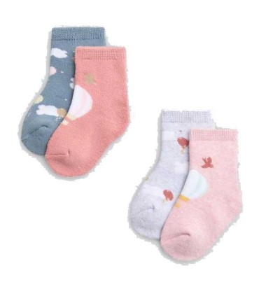 Calcetín Bebé Ysabel Mora Térmico Pack 2