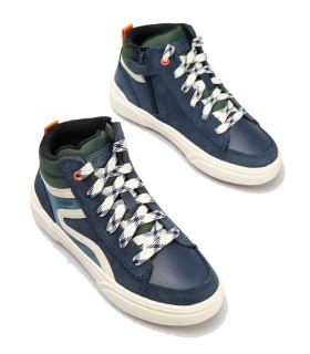 Bota Geox Weemble Azul y Multicolor