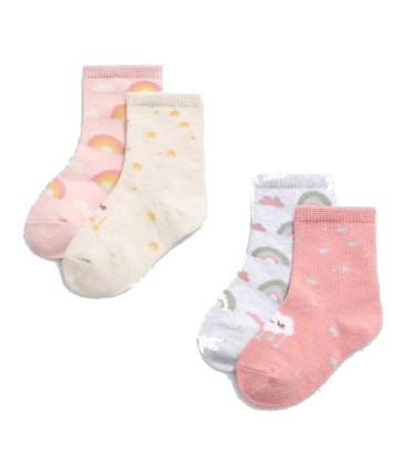 Calcetín Bebé Ysabel Mora Pack de 2