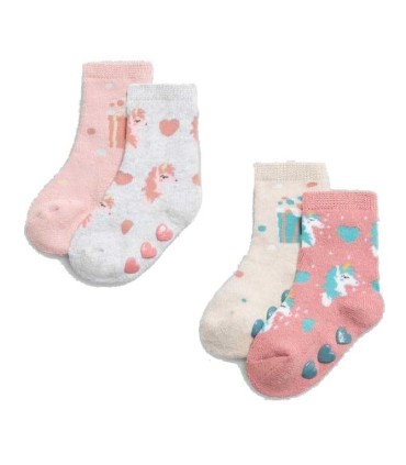 Calcetín Bebé Ysabel Mora Térmico Antideslizante Pack 2
