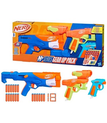 Lanzador Nerf N Series Gear Up Pack