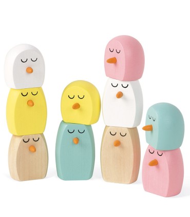 Juego de equilibrio Flamenco Rosa Janod