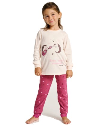 Pijama Niña Estampado Erizos Muydemi