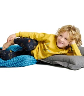 Pijama Niño Muydemi Epic Dino Mostaza