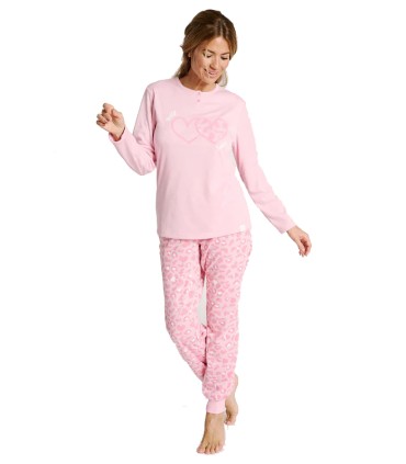 Pijama Muydemi Invierno Mujer Rosa