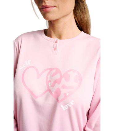 Pijama Muydemi Invierno Mujer Rosa