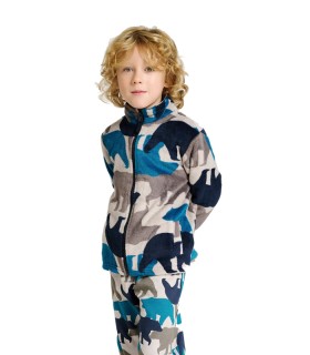 Bata Invierno Niño Muydemi Estampado Osos